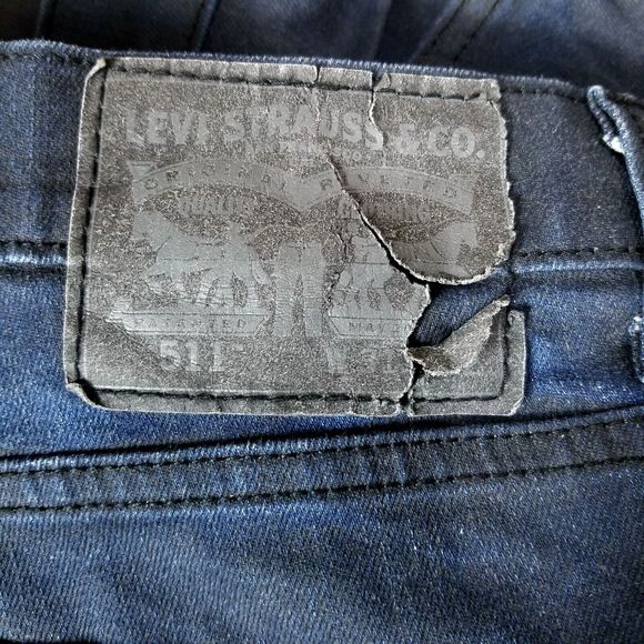 Levis 511 jeans Mens 31×32 Straight Relaxed Blue - Picture 9 of 12